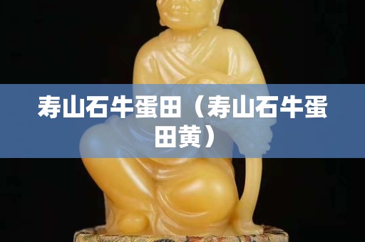 寿山石牛蛋田（寿山石牛蛋田黄）