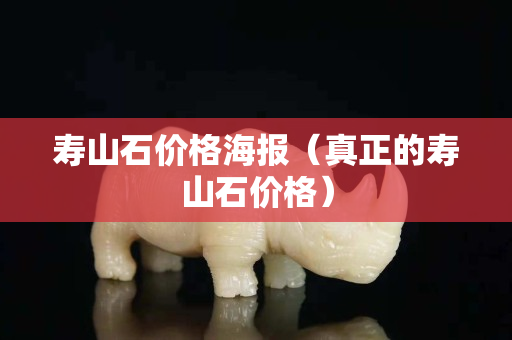 寿山石价格海报（真正的寿山石价格）