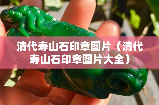 清代寿山石印章图片（清代寿山石印章图片大全）