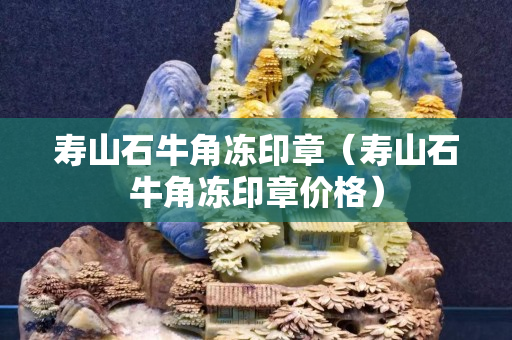 寿山石牛角冻印章（寿山石牛角冻印章价格）