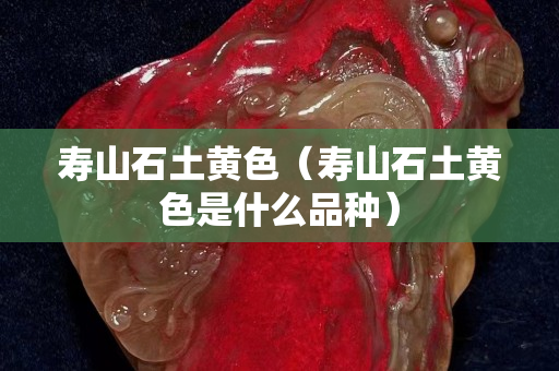 寿山石土黄色（寿山石土黄色是什么品种）