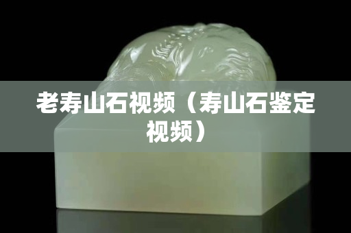 老寿山石视频（寿山石鉴定视频）