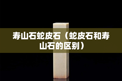 寿山石蛇皮石（蛇皮石和寿山石的区别）