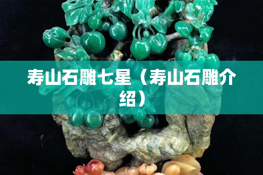 寿山石雕七星（寿山石雕介绍）