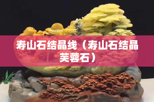寿山石结晶线（寿山石结晶芙蓉石）