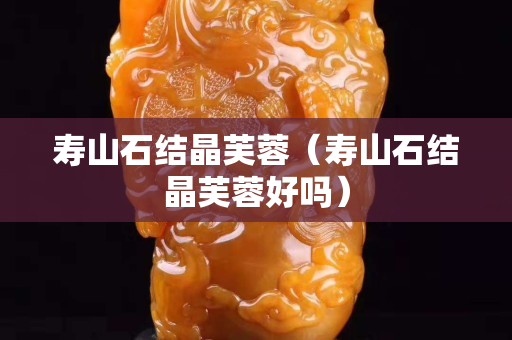 寿山石结晶芙蓉（寿山石结晶芙蓉好吗）