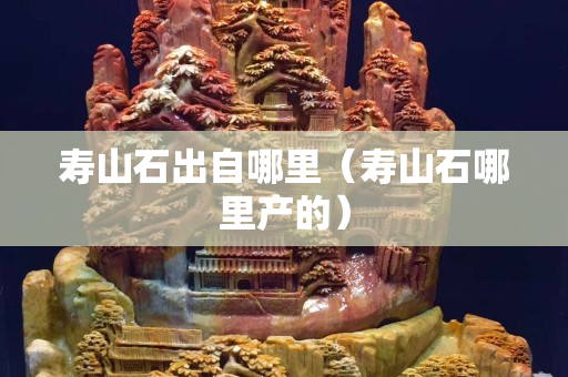 寿山石出自哪里（寿山石哪里产的）