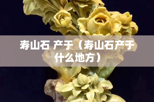 寿山石 产于（寿山石产于什么地方）