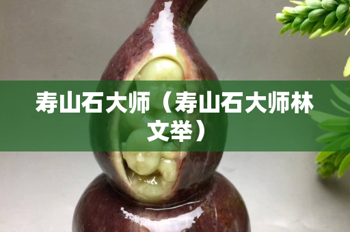 寿山石大师（寿山石大师林文举）