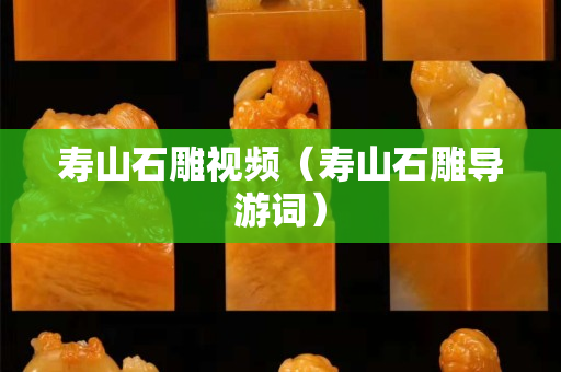 寿山石雕视频（寿山石雕导游词）