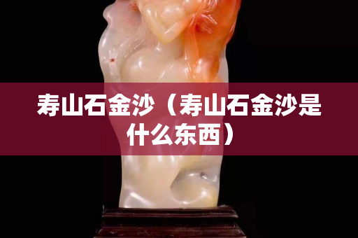 寿山石金沙（寿山石金沙是什么东西）