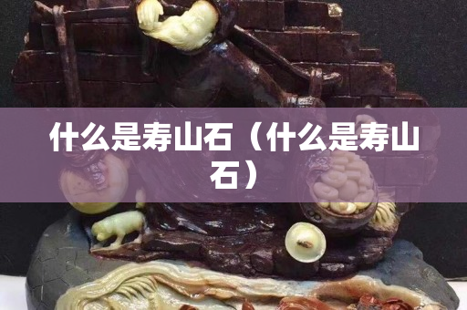 什么是寿山石（什么是寿山石）