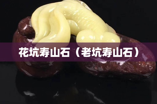 花坑寿山石（老坑寿山石）