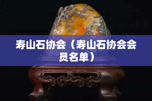 寿山石协会（寿山石协会会员名单）
