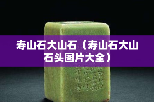 寿山石大山石（寿山石大山石头图片大全）