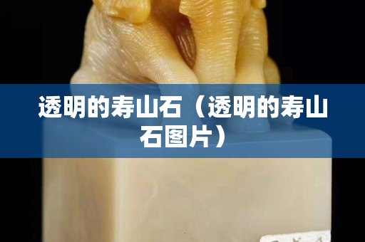 透明的寿山石（透明的寿山石图片）