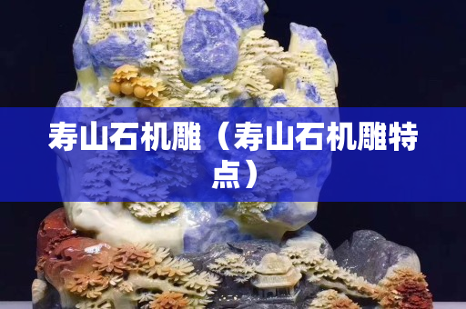 寿山石机雕（寿山石机雕特点）