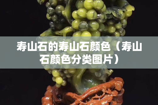 寿山石的寿山石颜色（寿山石颜色分类图片）