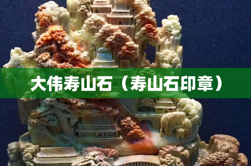 大伟寿山石（寿山石印章）