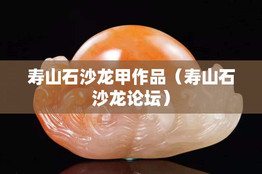 寿山石沙龙甲作品（寿山石沙龙论坛）