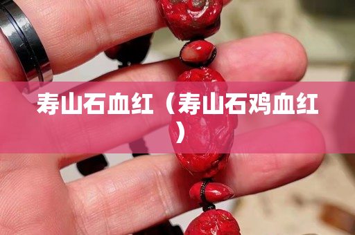 寿山石血红（寿山石鸡血红）