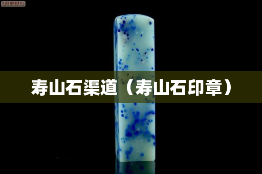 寿山石渠道（寿山石印章）