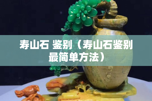 寿山石 鉴别（寿山石鉴别最简单方法）