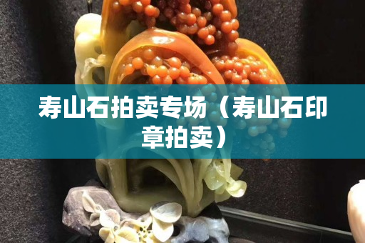 寿山石拍卖专场（寿山石印章拍卖）