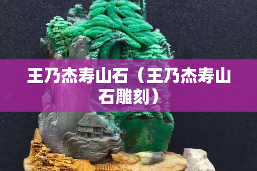 王乃杰寿山石（王乃杰寿山石雕刻）