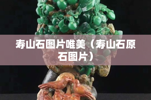 寿山石图片唯美（寿山石原石图片）