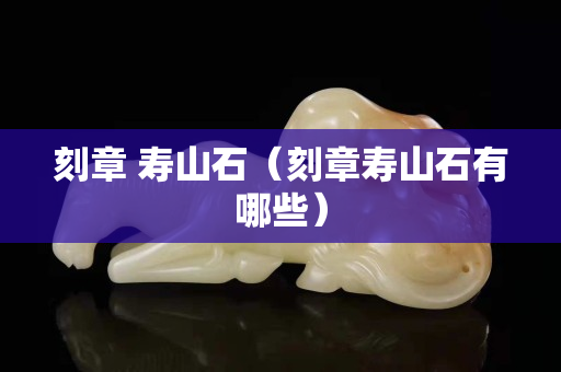 刻章 寿山石（刻章寿山石有哪些）