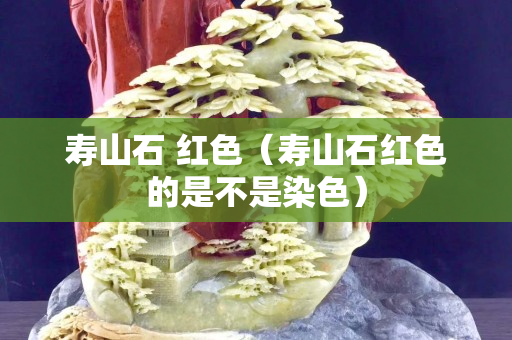 寿山石 红色（寿山石红色的是不是染色）
