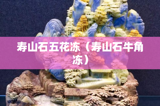 寿山石五花冻（寿山石牛角冻）