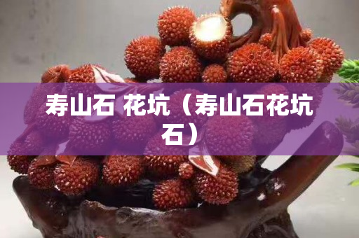 寿山石 花坑（寿山石花坑石）