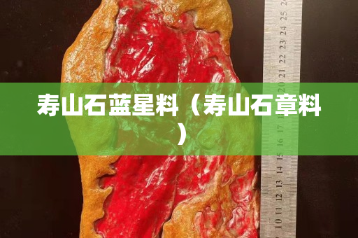 寿山石蓝星料（寿山石章料）