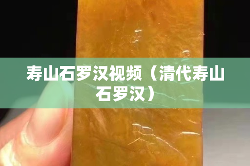 寿山石罗汉视频（清代寿山石罗汉）