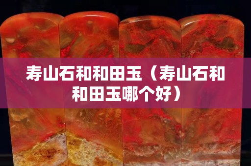 寿山石和和田玉（寿山石和和田玉哪个好）