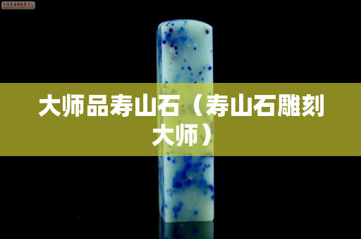 大师品寿山石（寿山石雕刻大师）