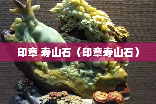 印章 寿山石（印章寿山石）