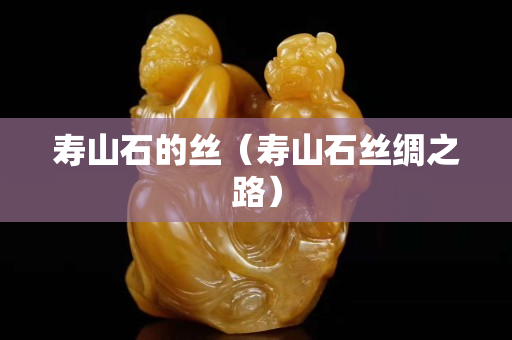 寿山石的丝（寿山石丝绸之路）