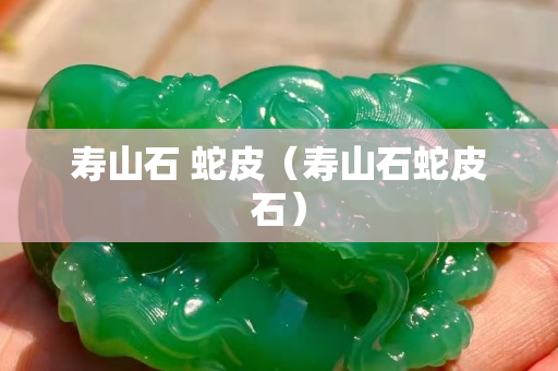 寿山石 蛇皮（寿山石蛇皮石）