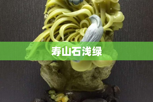 寿山石浅绿