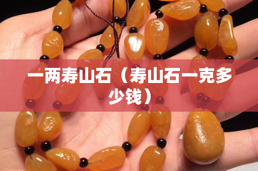 一两寿山石（寿山石一克多少钱）