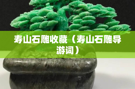 寿山石雕收藏（寿山石雕导游词）