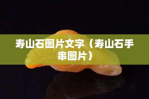 寿山石图片文字（寿山石手串图片）
