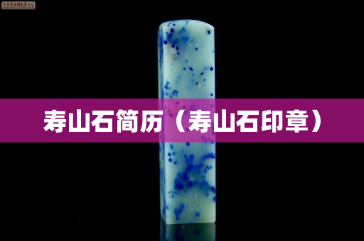 寿山石简历（寿山石印章）