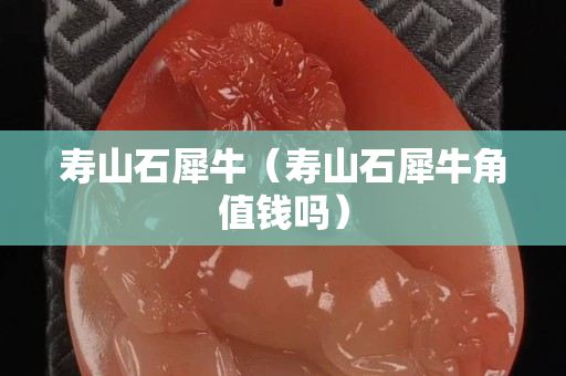 寿山石犀牛（寿山石犀牛角值钱吗）