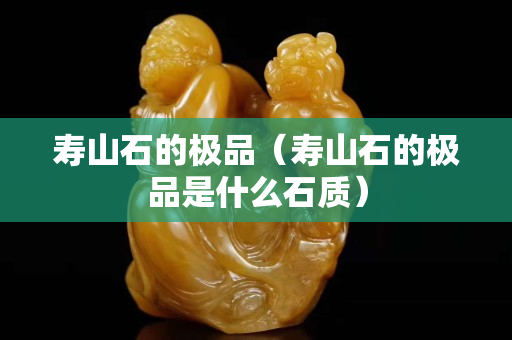 寿山石的极品（寿山石的极品是什么石质）