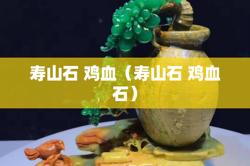 寿山石 鸡血（寿山石 鸡血石）