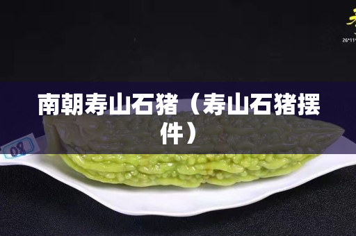南朝寿山石猪（寿山石猪摆件）